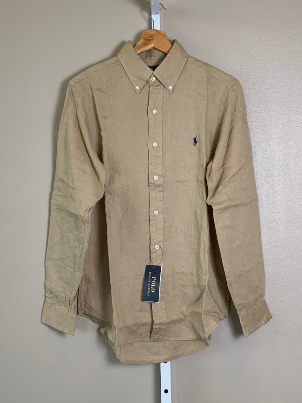 Polo Ralph Lauren Classic Fit Lightweight Linen Button Down Oxford Shirt